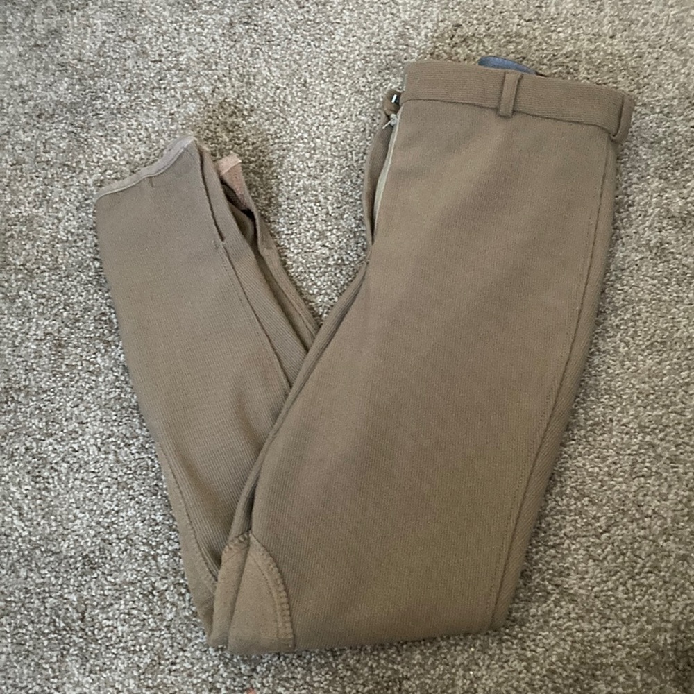 Tuffrider taupe ladies riding pants size 26